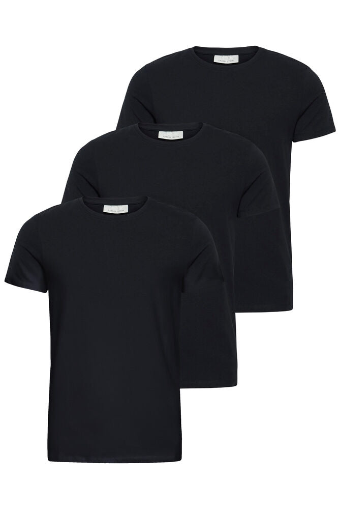 CASUAL FRIDAY, DAVIDE CREW NECK 3-PACK TEE - T-skjorter - JK-Shop