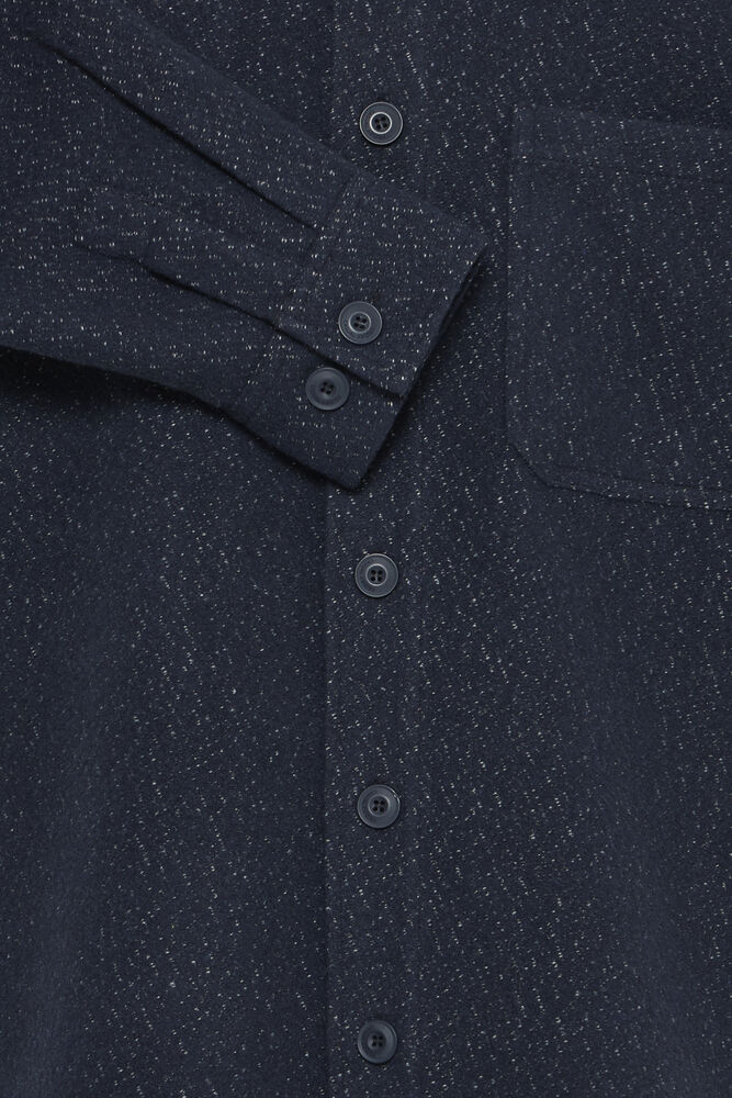 CASUAL FRIDAY, HAGEL WOOL MIX OVERSHIRT - Skjorter Herre - JK-Shop
