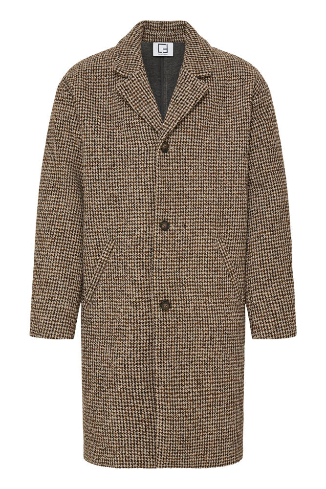 CASUAL FRIDAY, MAXIMILIANO HOUNDSTOOTH COAT - Frakker Herre - JK-Shop
