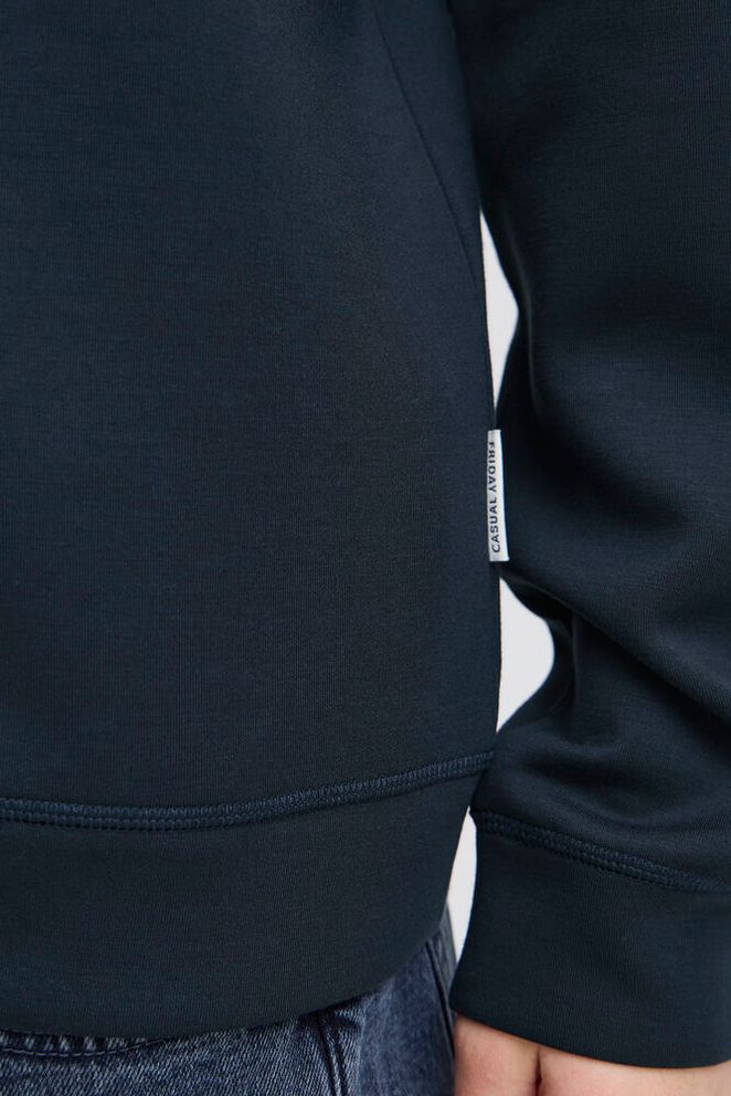 CFSIGURD ZIPTHROUGH SWEA, Dark Navy - Jakker - JK-Shop