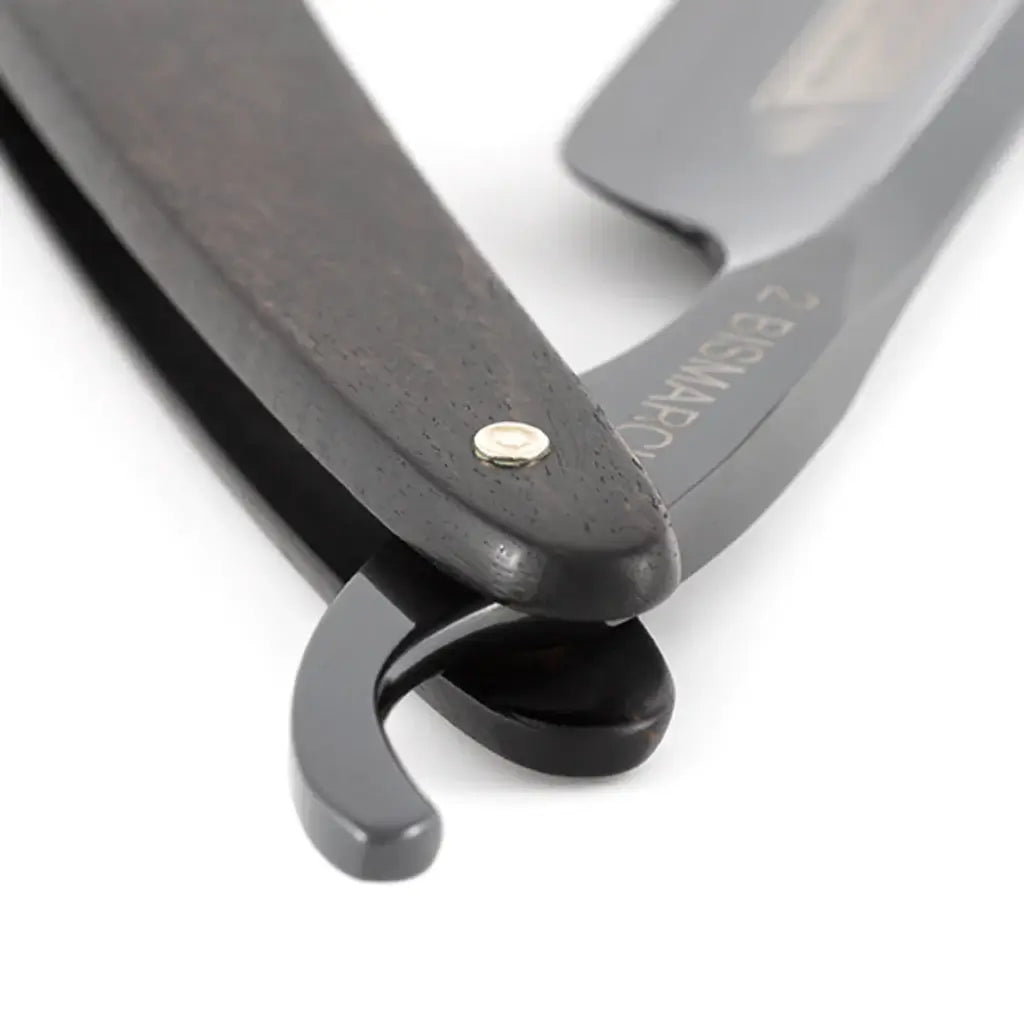 DOVO Straigh Razor 5/8"- Ebony Wood Black Inox-Barberkniv-JKSHOP