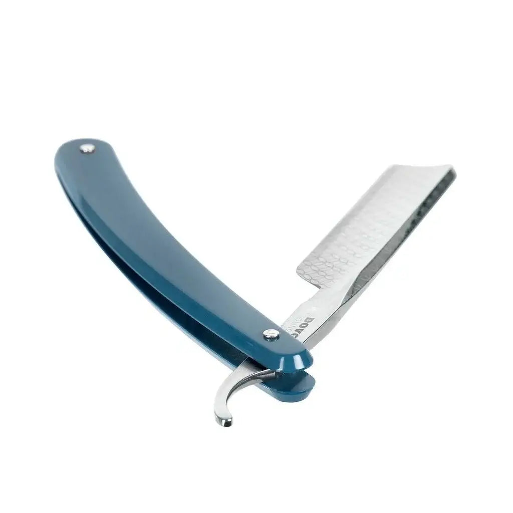 DOVO Straight Razor 5/8" RUNDE SACHE- Blue-Barberkniv-JKSHOP