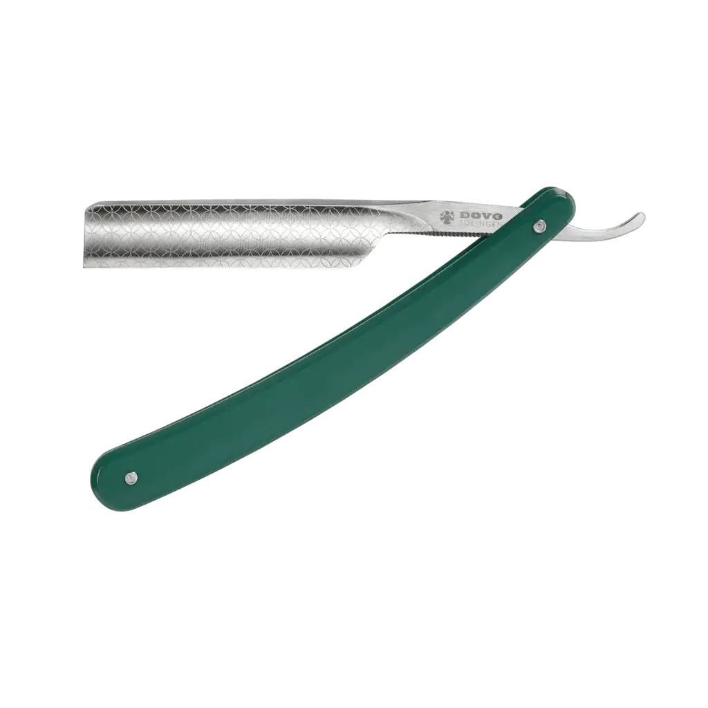 DOVO Straight Razor 5/8" RUNDE SACHE- Green-Barberkniv-JKSHOP