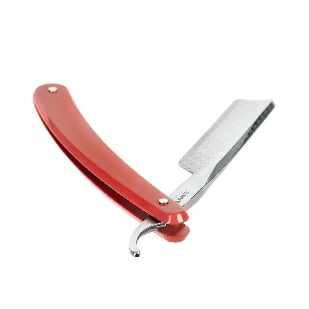 DOVO Straight Razor 5/8" RUNDE SACHE- Red-Barberkniv-JKSHOP