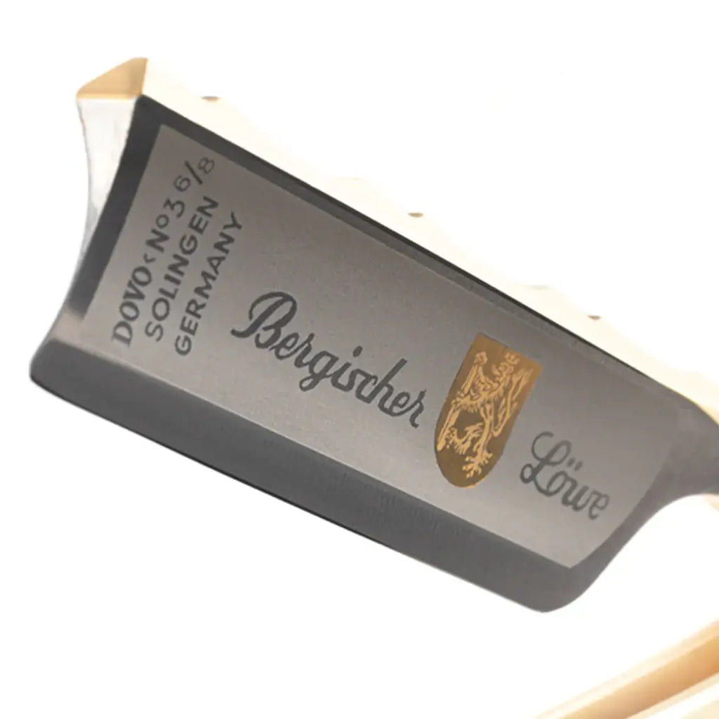 DOVO Straight Razor 6/8"- African Cowhorn, Bergischer Löwe-Barberkniv-JKSHOP