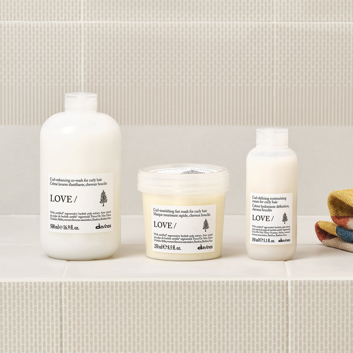 Davines Essential Haircare Love Curl Co-wash 500 ml, vaskende balsam (co-wash) for krøllete hår, bilde 2