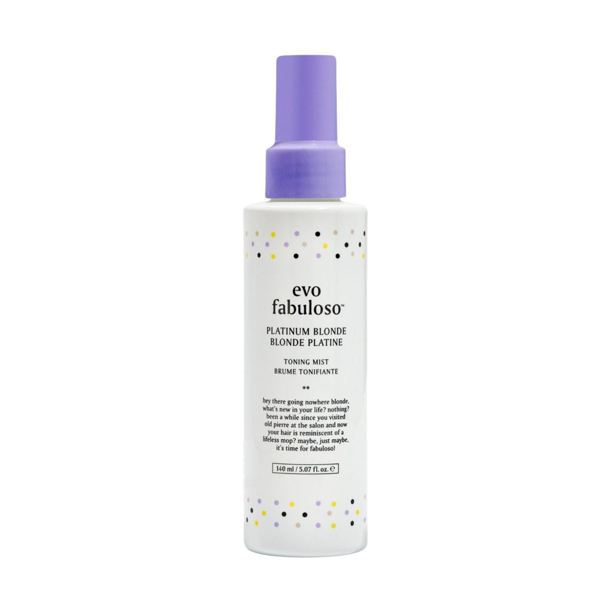 EVO Fabuloso Platinum Blonde Toning Mist 140 ml - Leave-in balsam - JK-Shop