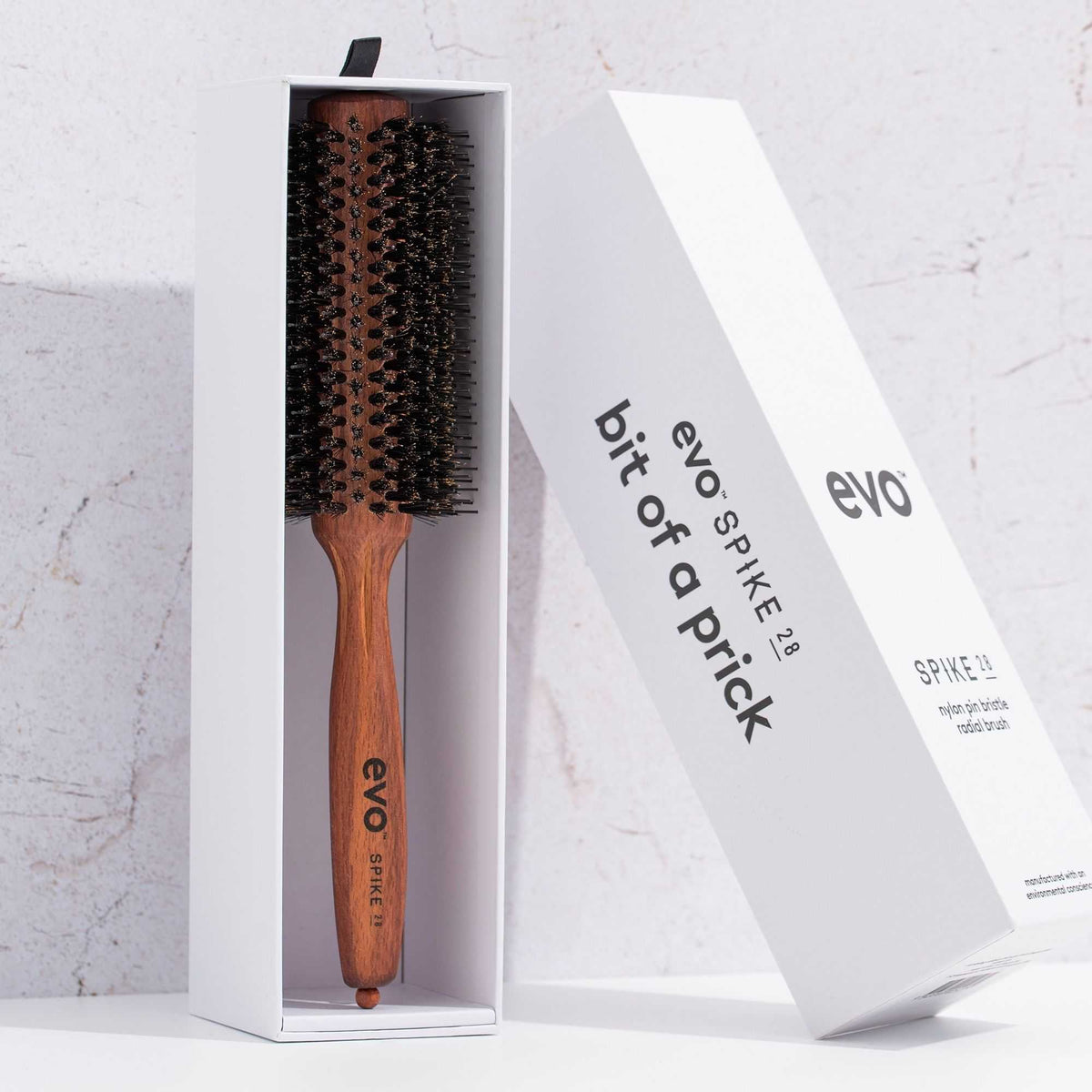 EVO Spike Nylon Pin Bristle Radial Brush - Hårbørste - JK-Shop
