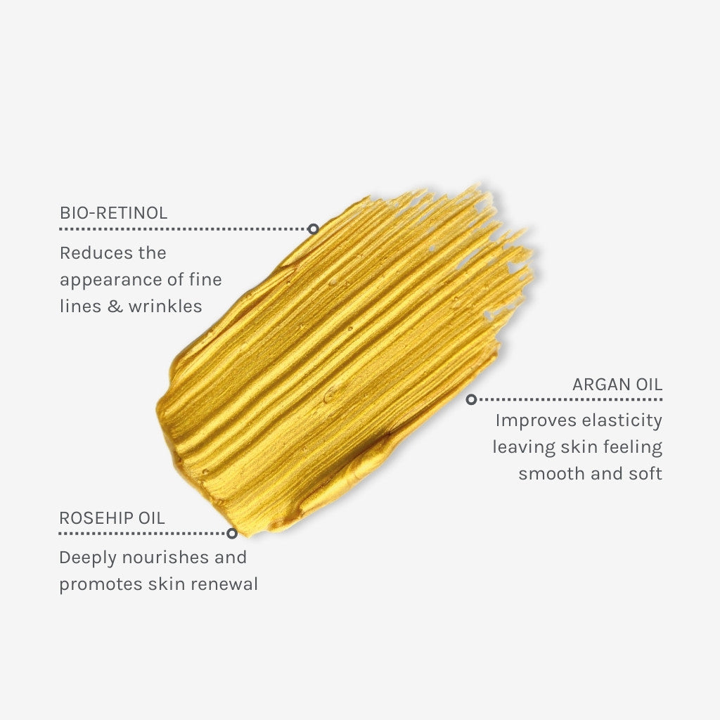 EVOLVE Bio-Retinol Gold Mask - Ansiktsmaske - JK-Shop
