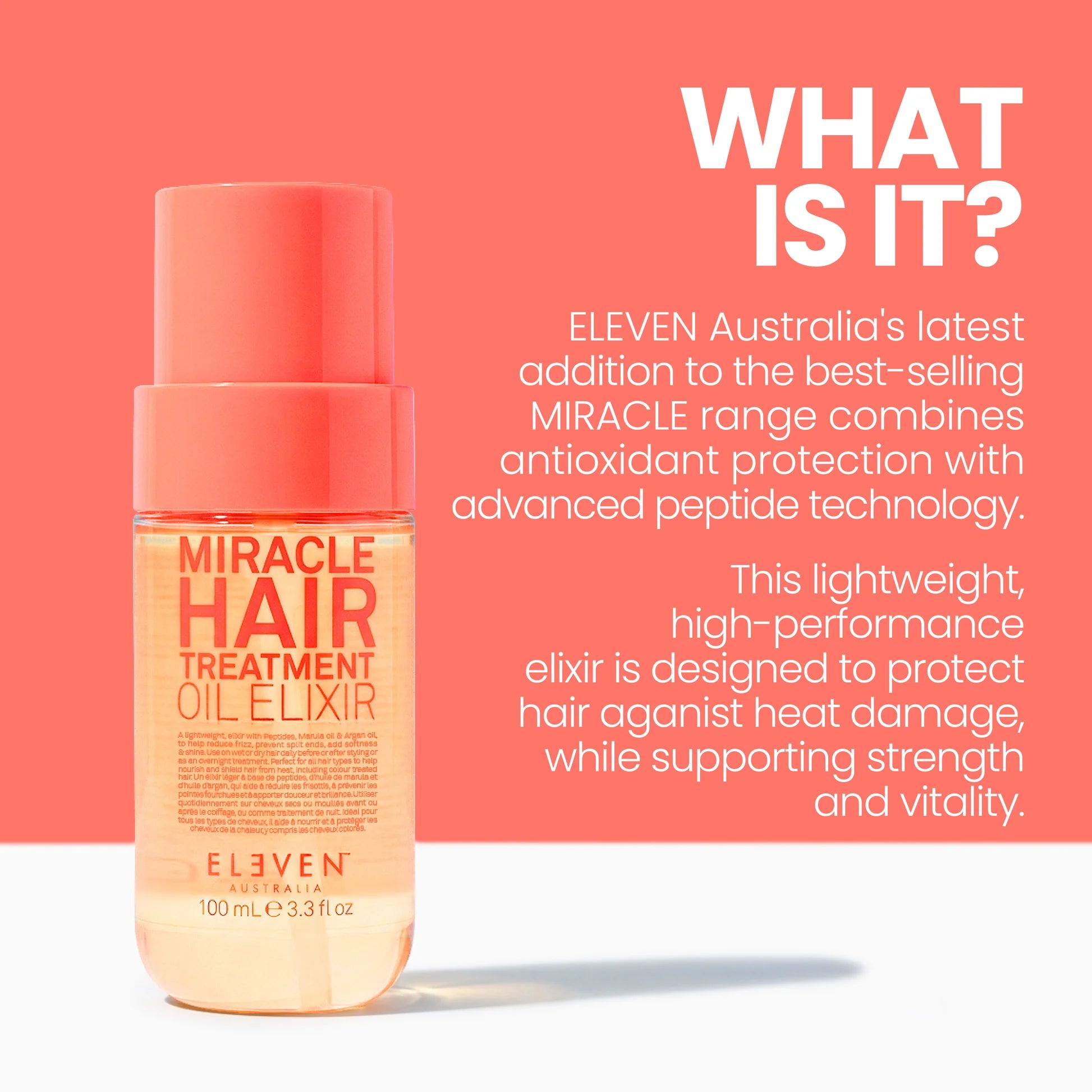 Eleven Australia Miracle Hair Treatment Oil Elixir - Hårolje - JK-Shop