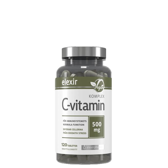 Elexir Pharma C-vitamin Komplex 120 tabletter - Vitaminer & kosttilskudd - JK-Shop