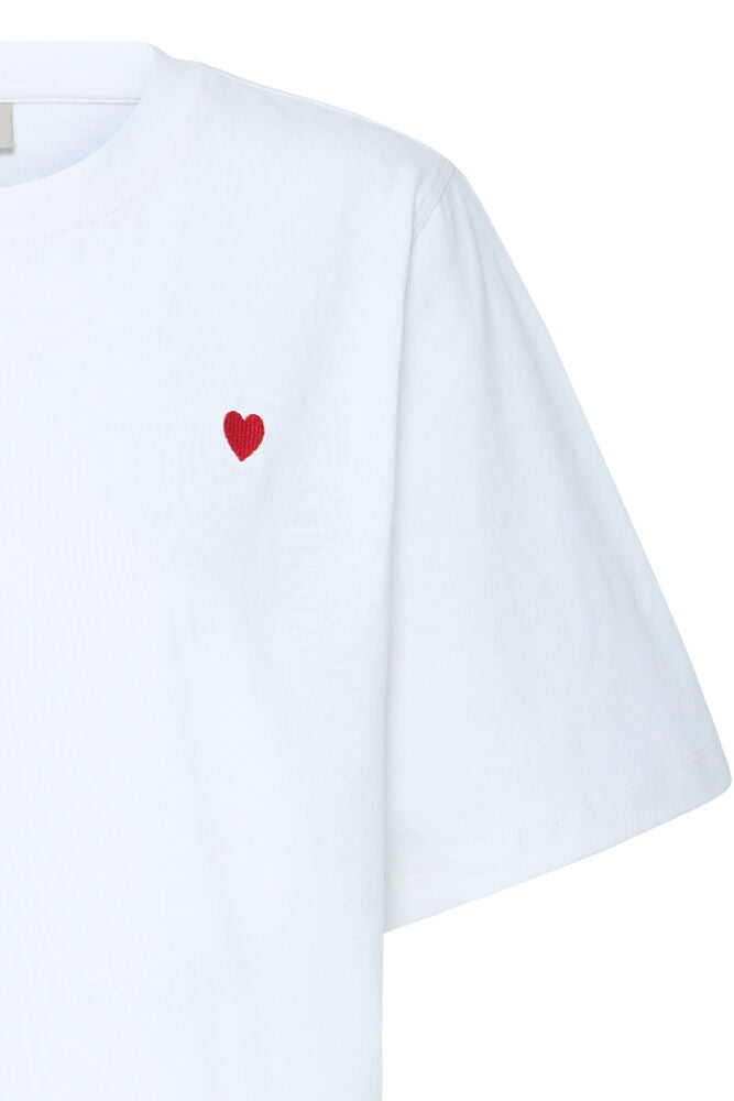 FRANSA, HEARTA TEE 1 - T-skjorter & topper - JK-Shop