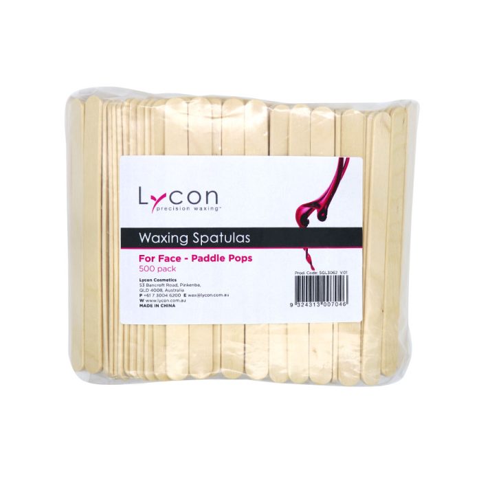 LYCON Spatulas – Face Paddle Pops 500 stk.