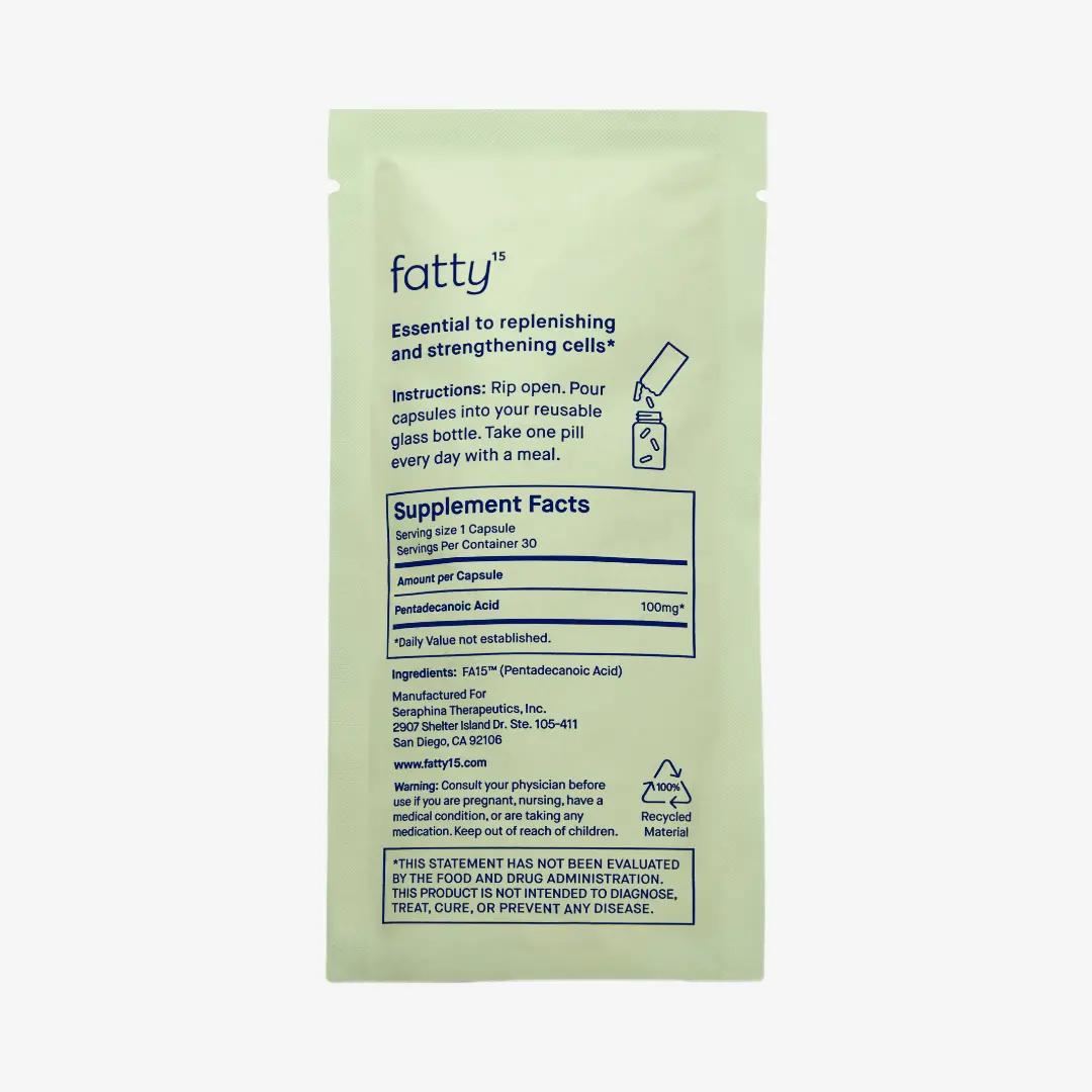 Fatty15 - Refill Kit - 90 dager - Vitaminer & kosttilskudd - JK-Shop