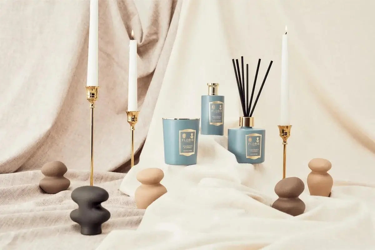 Floris Hyacinth & Bluebell Diffuser, 200 ml.-Duftpinner-JKSHOP