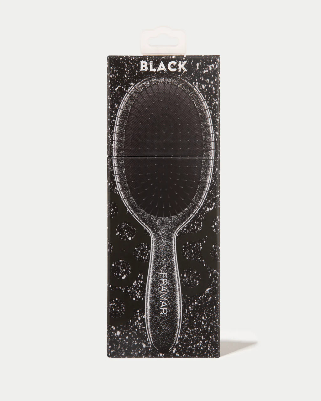 Framar Detangle Brush Black Glitter - Hårbørste - JK-Shop