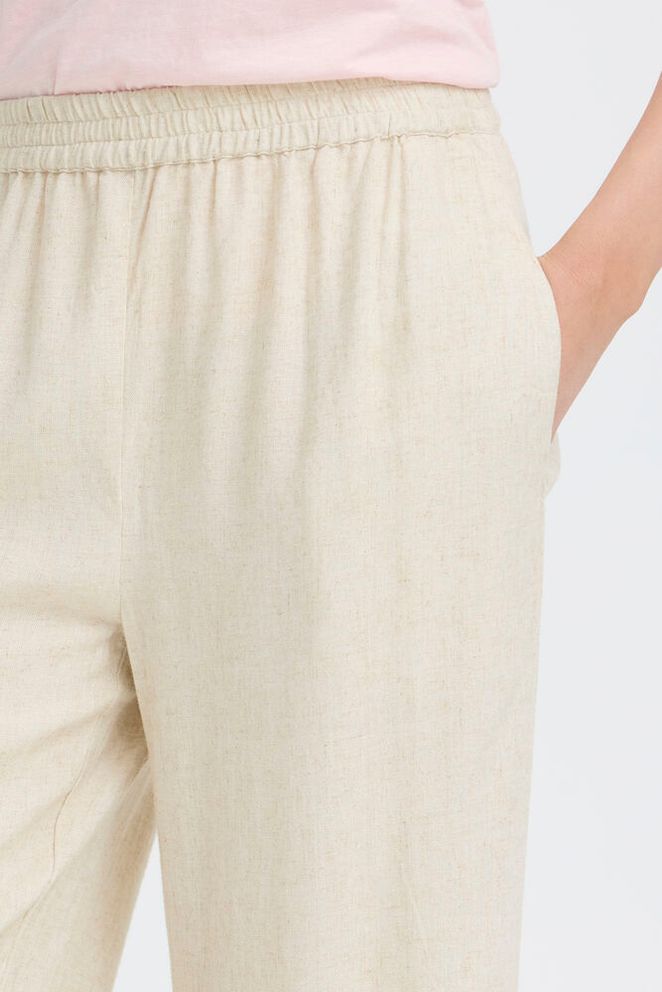 Fransa JETT CU 1 Bukse Whisper White - Bukser & shorts - JK-Shop