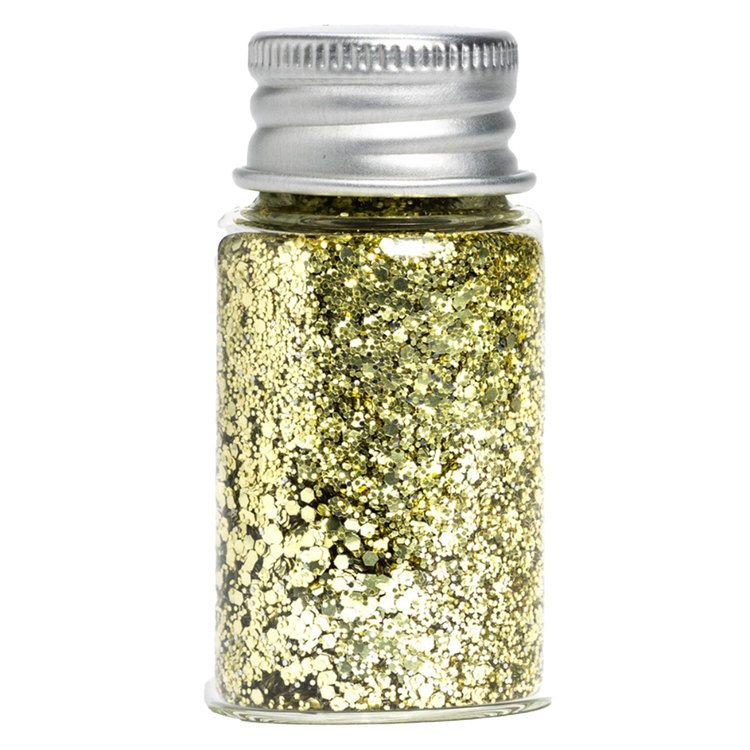 Glitter Eco Gold Partyglitter 15 ml - Gel - JK-Shop