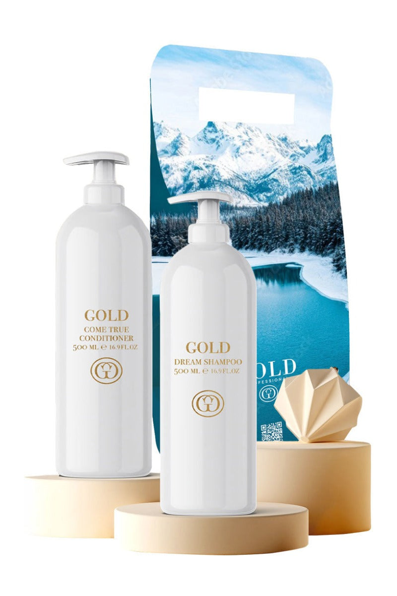 Gold Dream & Come True Kit - Hårpleiesett - JK-Shop