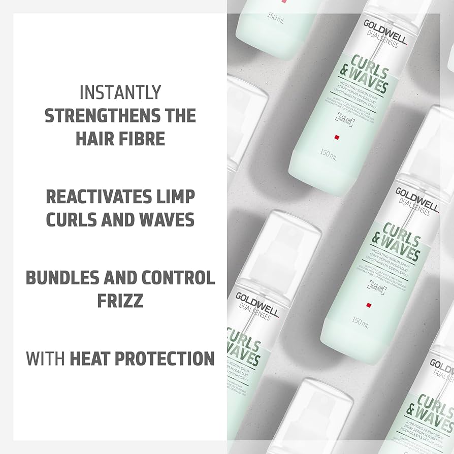 Goldwell Curls & Waves Hydrating Serum Spray 150ml - Hårserum - JK-Shop