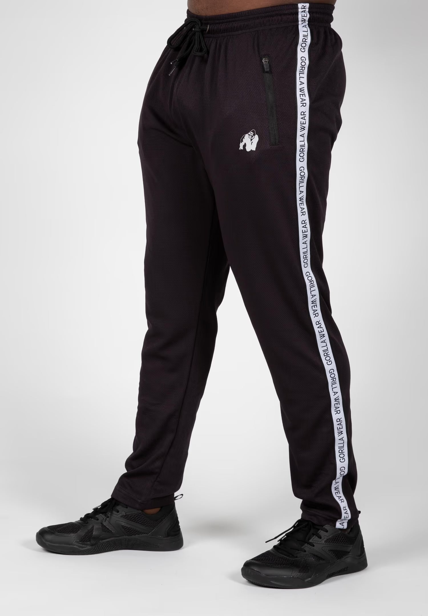 Gorilla Wear Reydon Mesh Pants 2.0, Black - Treningsbukser - JK-Shop