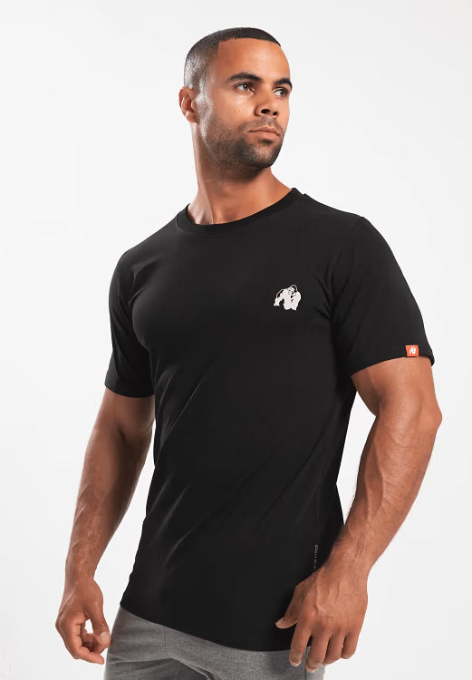 Gorilla Wear Warren T-Shirt, Black - T-skjorter - JK-Shop