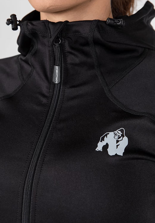 Gorilla wear, Halsey Track Jacket - Black - Treningsjakker & vester - JK-Shop
