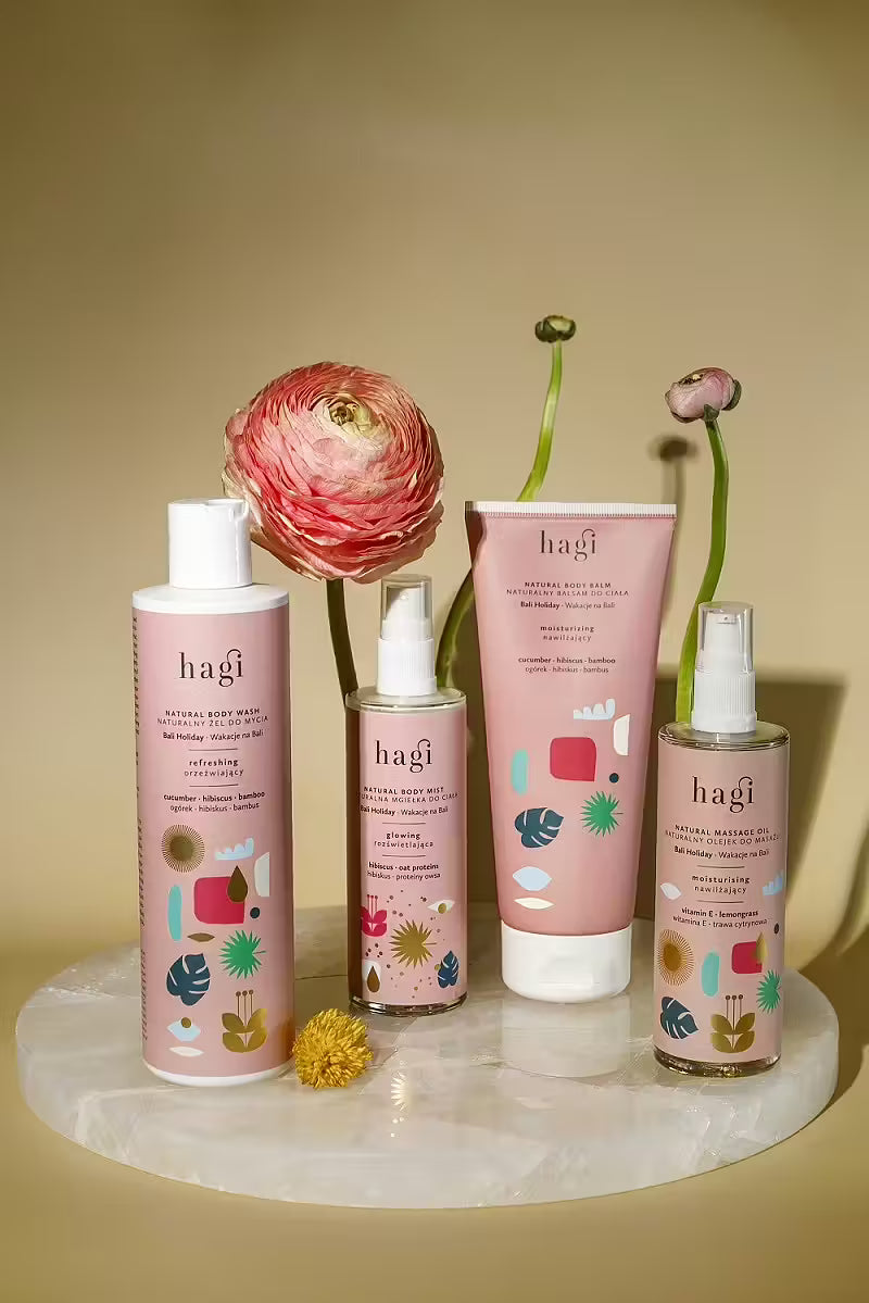 Hagi Natural Prebiotic Moisturizing Body Yoghurt Bali Holiday 200ml - Såpe - JK-Shop