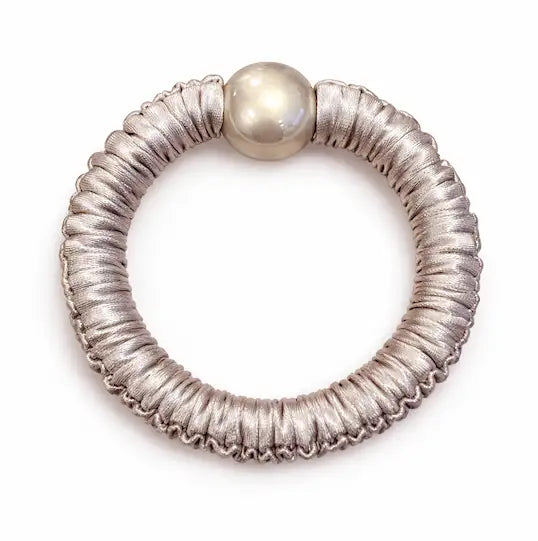 Hoops Silky Pearl Green - Hårstrikk - JK-Shop