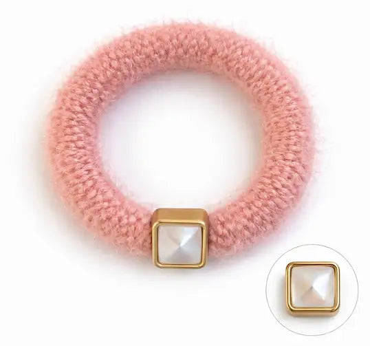 Hoops Soft Fluffy Rusty Red - Hårstrikk - JK-Shop