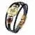 Horoskop stjernearmbånd med perler i skinn-Armbånd-JKSHOP