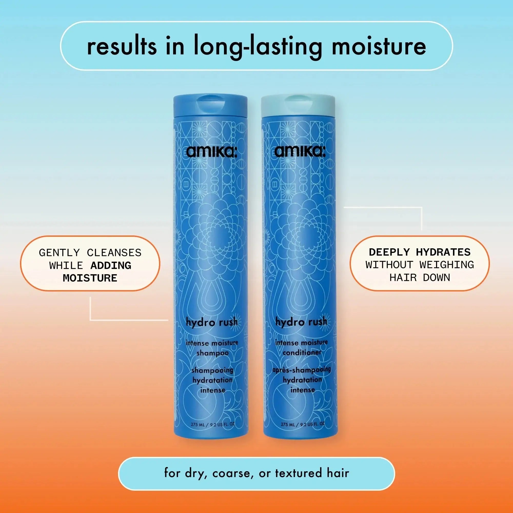 Amika Hydro Rush Intense Moisture Conditioner 500ml-Balsam-JKSHOP