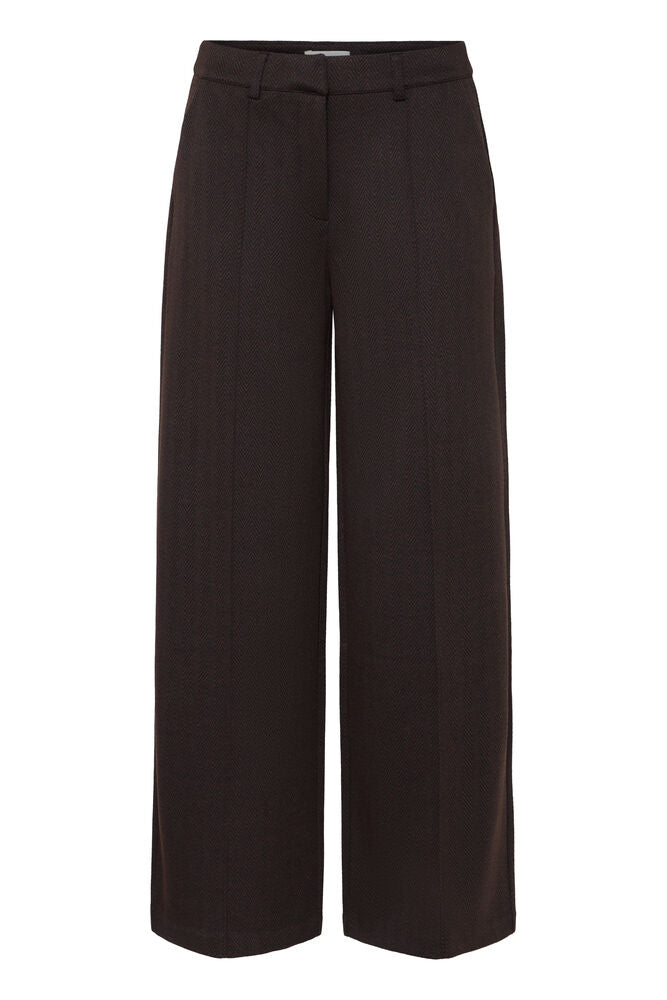 Ichi Kate Sus Office Jacquard Bukse vide ben dame
