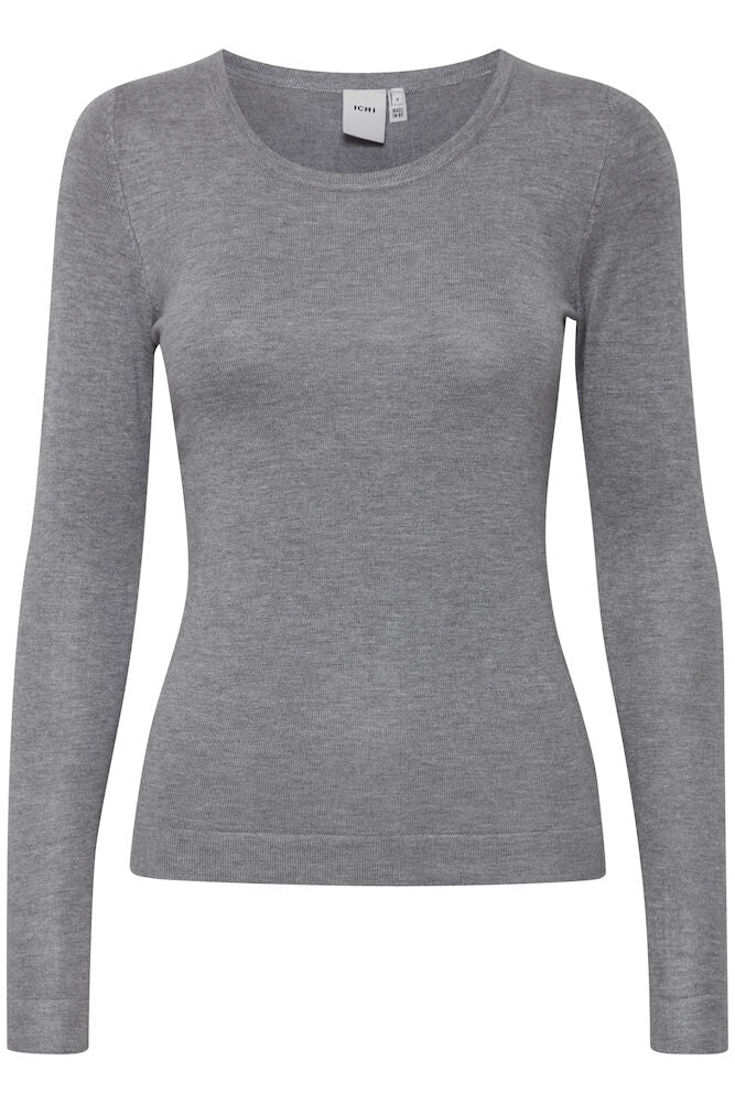 ICHI, MAFA ROUND LS - T-skjorter & topper - JK-Shop