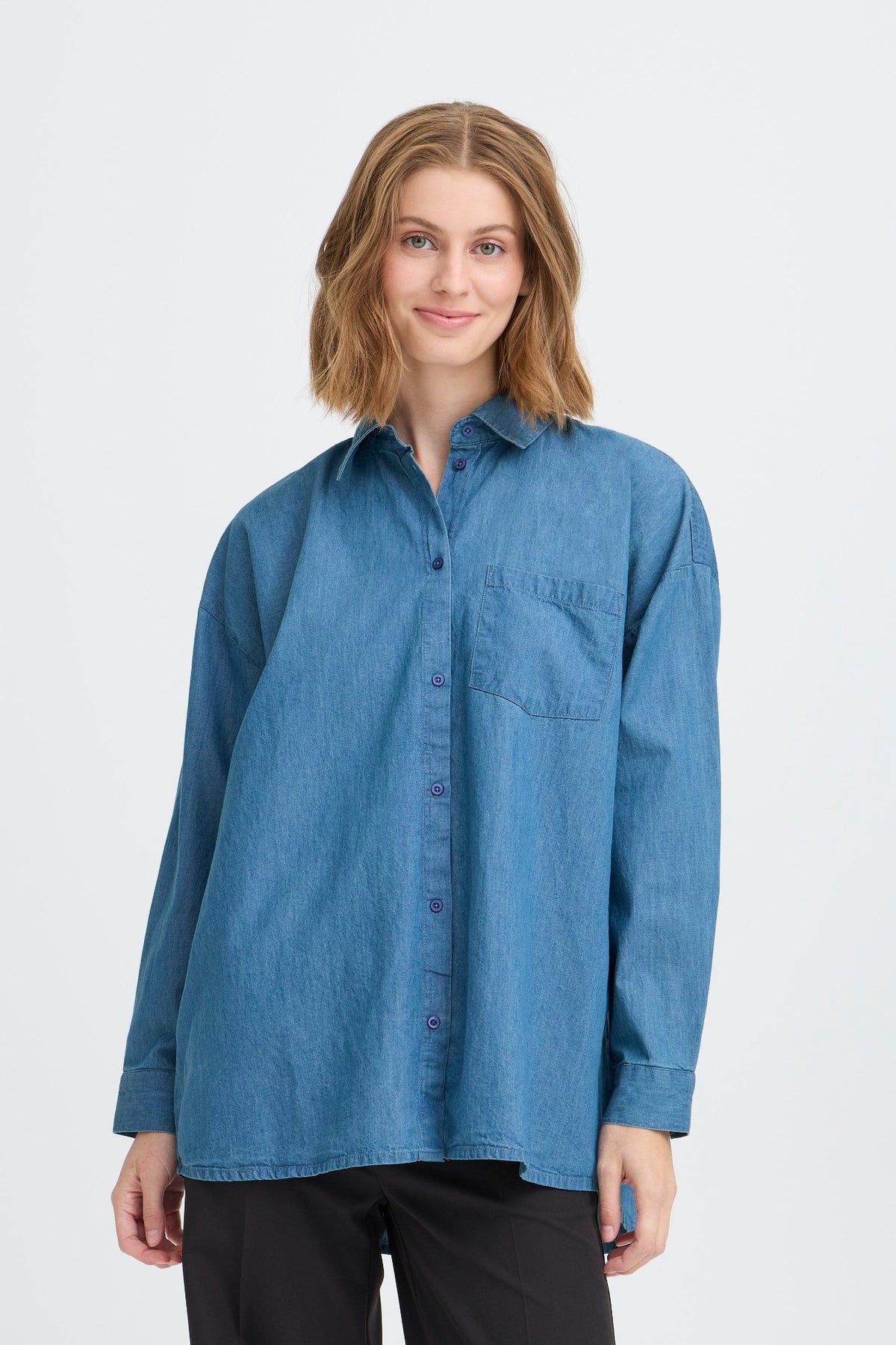 Ichi Ballo Skjorte - Bluser & skjorter - JK-Shop