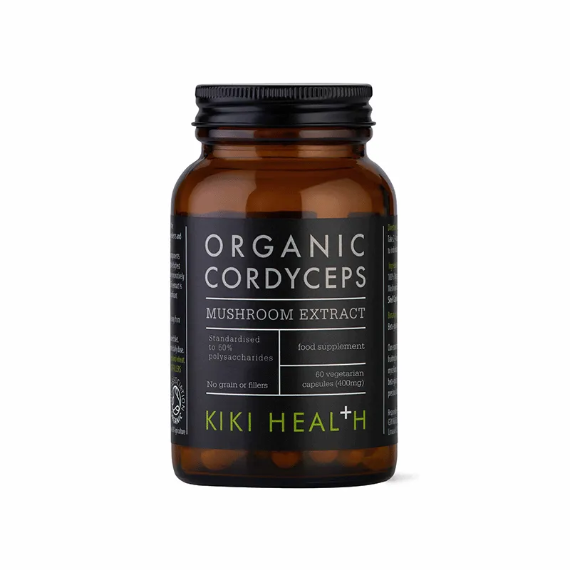 KIKI HEALTH ORGANIC MUSHROOM EXTRACT CORDYCEPS 60 KAPSLER -  - JK-Shop