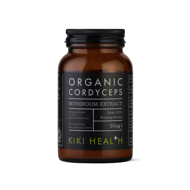 KIKI HEALTH ORGANIC MUSHROOM EXTRACT CORDYCEPS POWDER 50 GR -  - JK-Shop