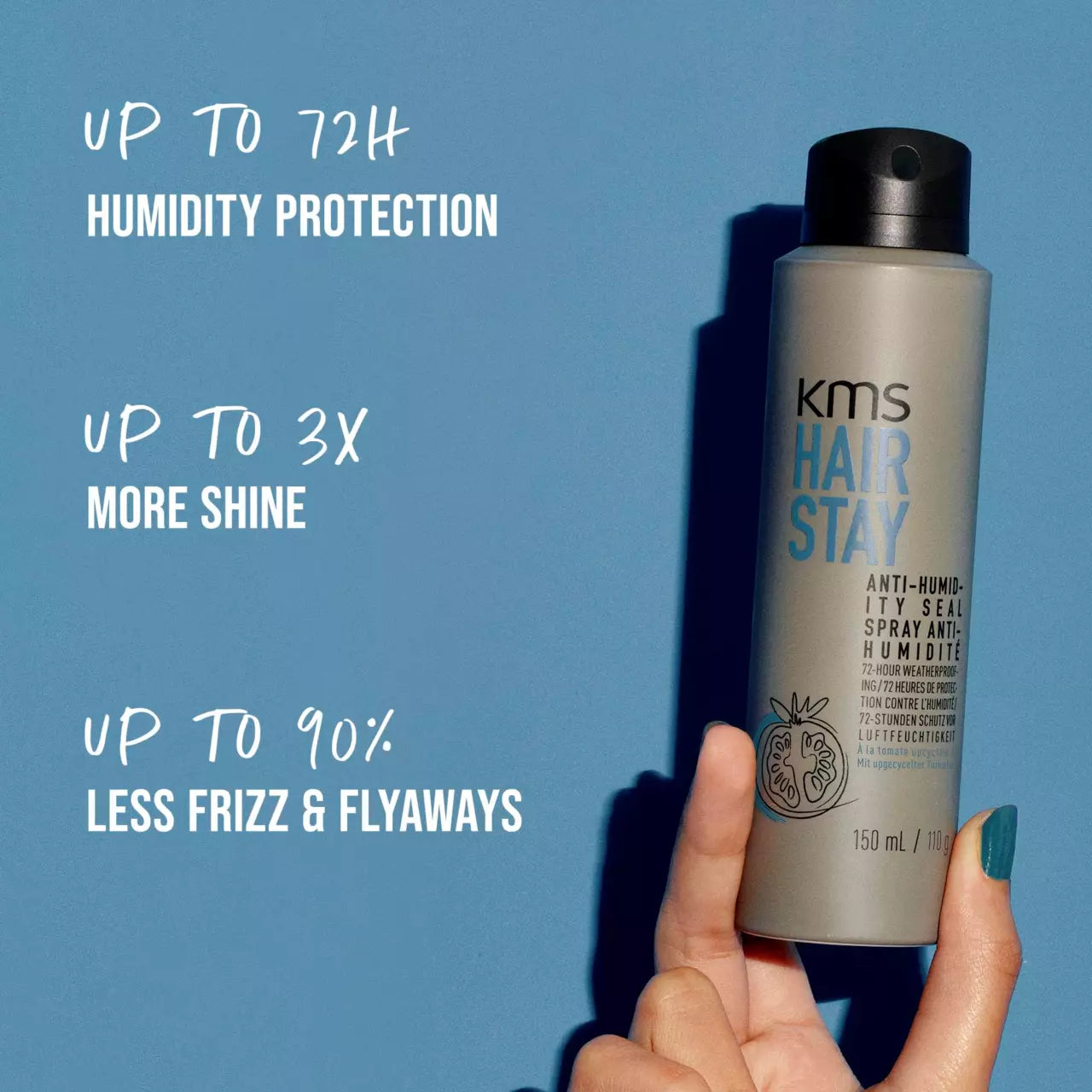 KMS, HairStay Anti-Humidity Seal 150 ml - Finishing spray - JK-Shop