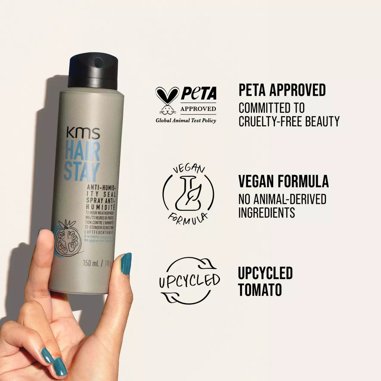 KMS, HairStay Anti-Humidity Seal 150 ml - Finishing spray - JK-Shop