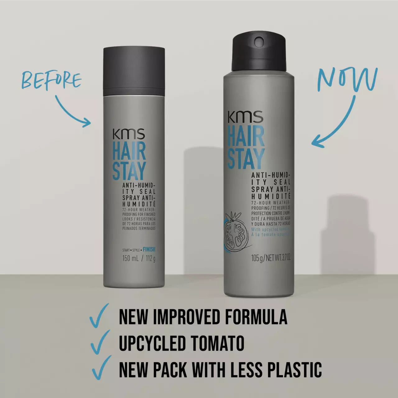 KMS, HairStay Anti-Humidity Seal 150 ml - Finishing spray - JK-Shop
