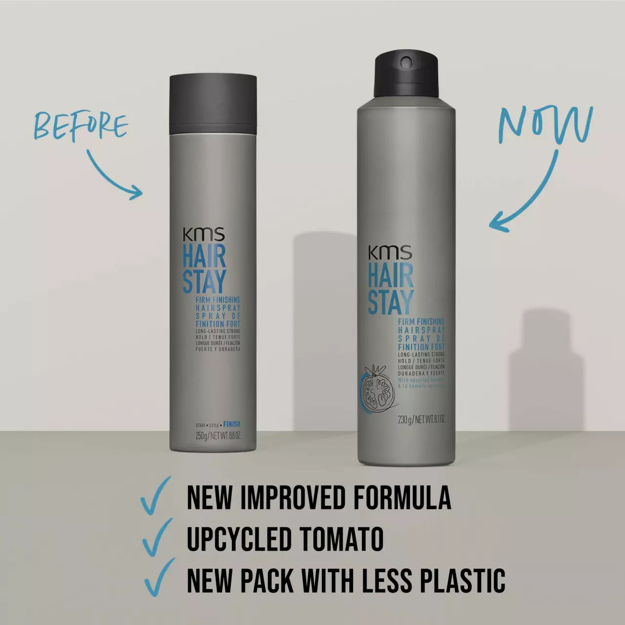 KMS, HairStay Firm Finishing Spray 300 ml - Finishing spray - JK-Shop