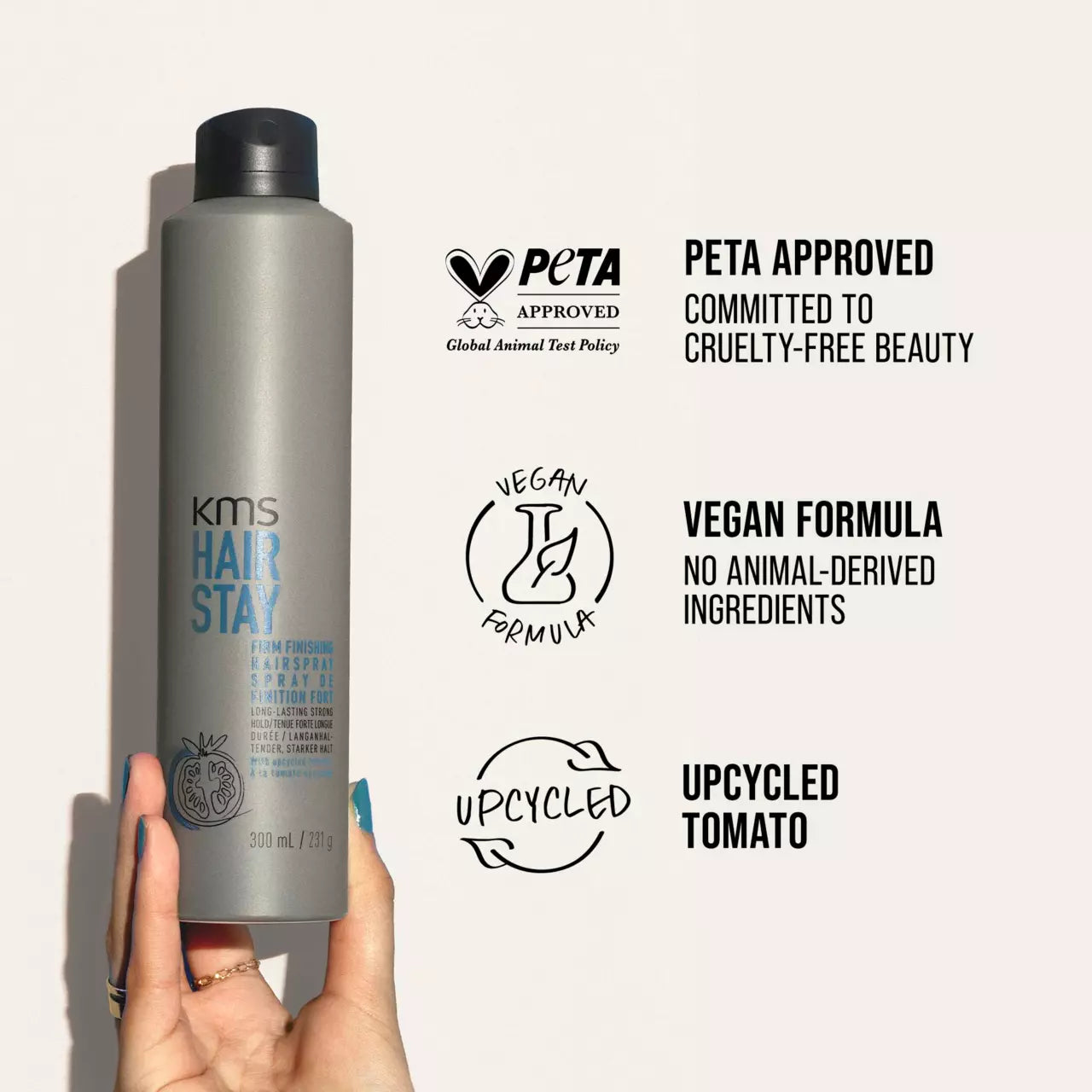 KMS, HairStay Firm Finishing Spray 75 ml - Finishing spray - JK-Shop