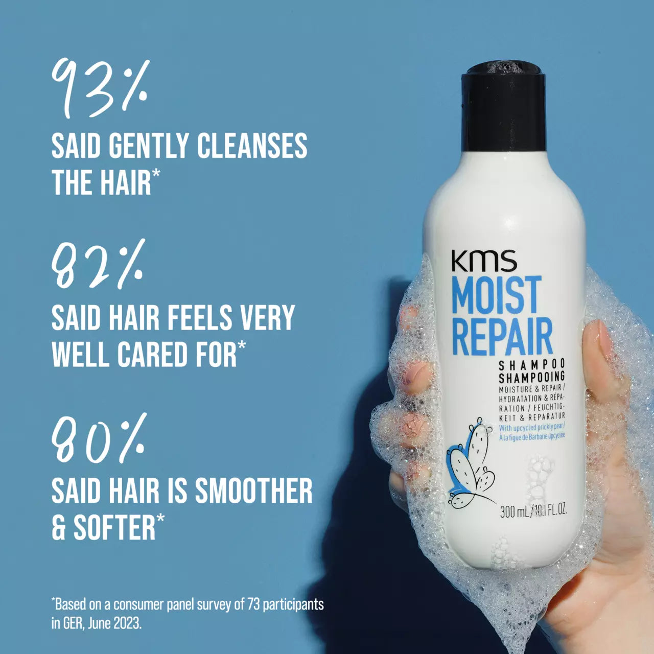 KMS, MoistRepair Shampoo 750 ml - Sjampo - JK-Shop
