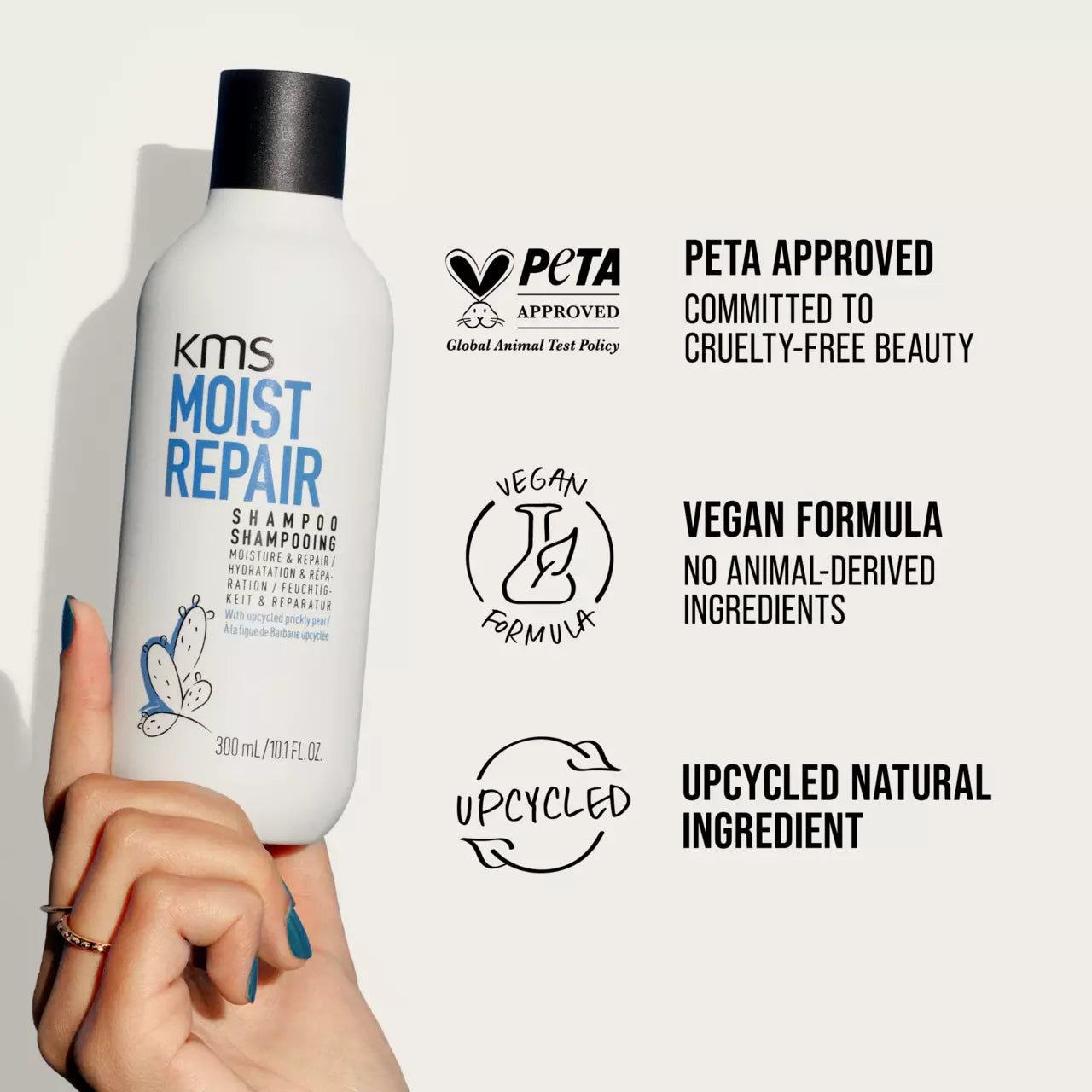 KMS, MoistRepair Shampoo 750 ml - Sjampo - JK-Shop