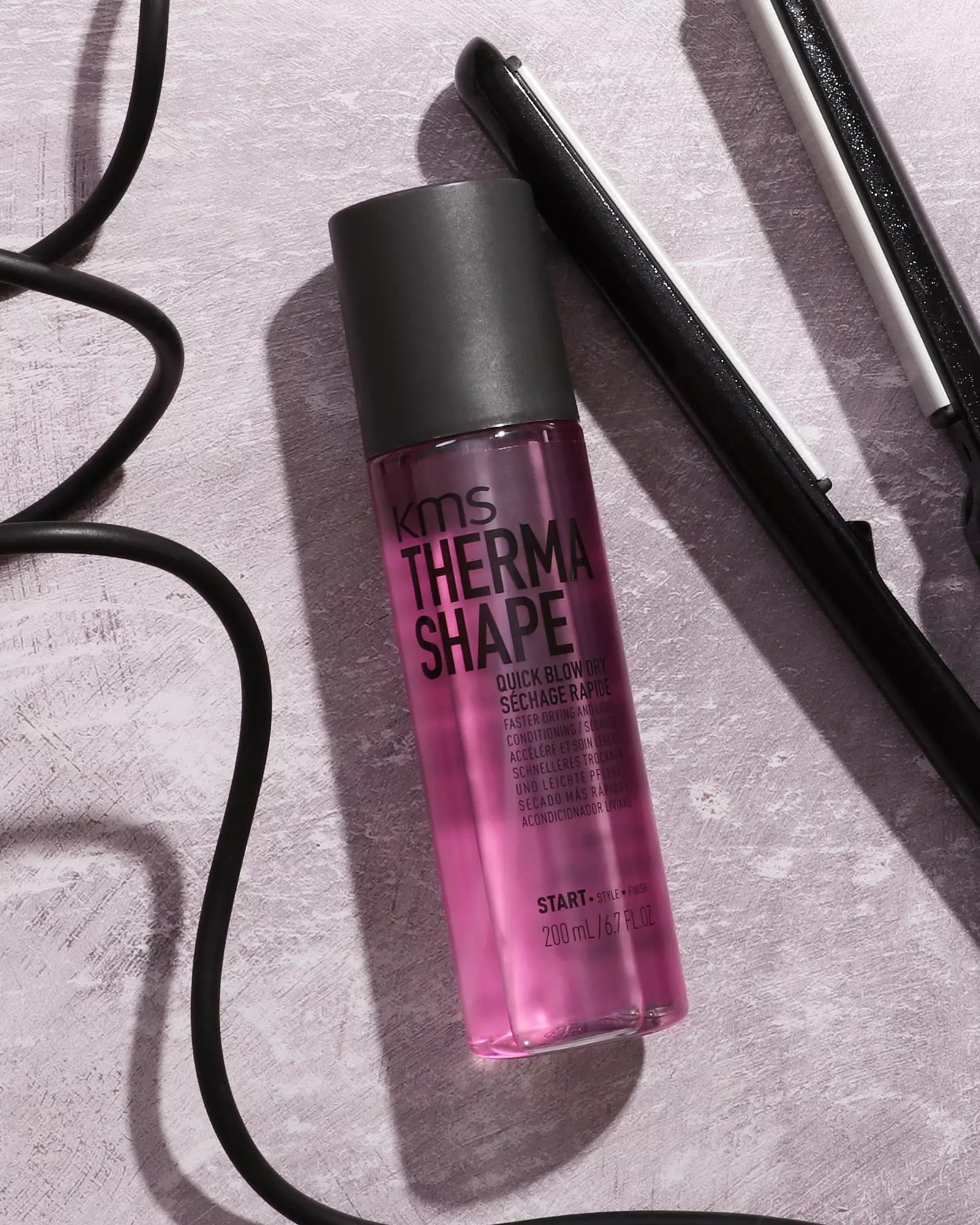KMS, Thermashape Quick Blow Dry 200 ml - Varmebeskyttelse - JK-Shop