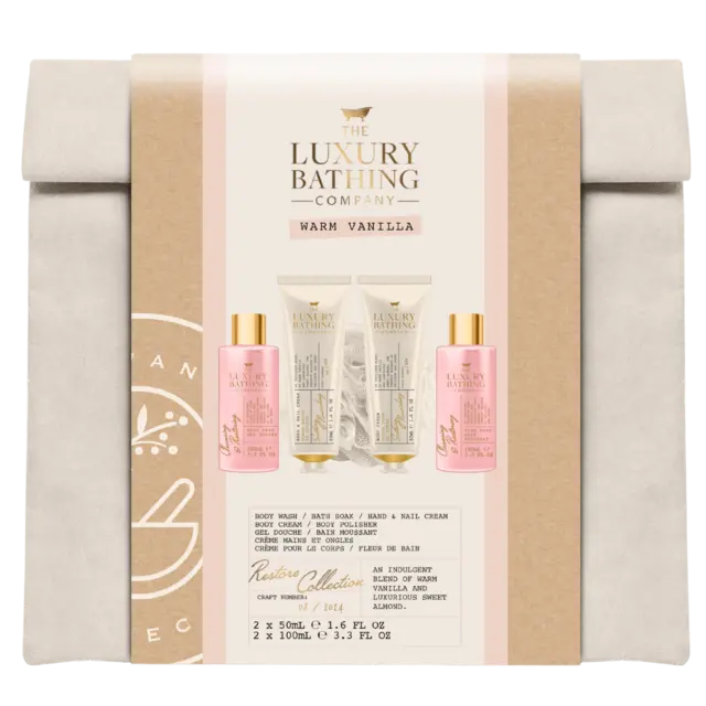 LBC Restore Collection Kit Warm Vanilla - Såpe - og lotionsett - JK-Shop