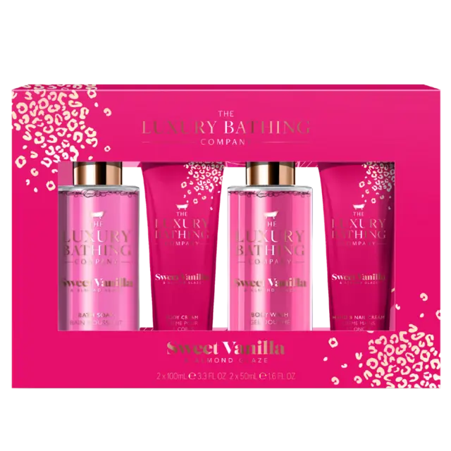 LBC Top to Toe Essentials Sweet Vanilla & Almond Glaze - Såpe - og lotionsett - JK-Shop