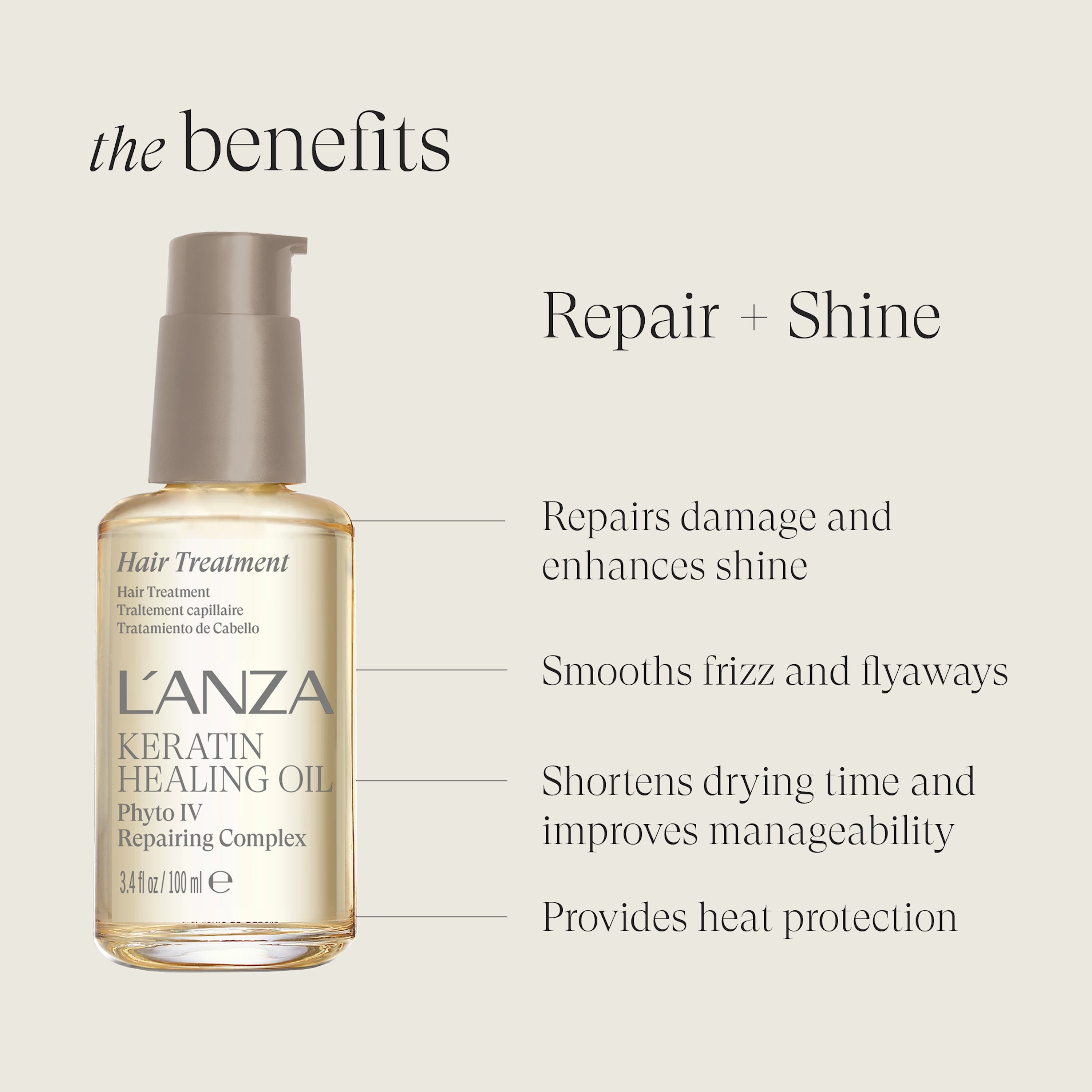 Lanza KHO Hair Treatment Oil - Hårolje - JK-Shop