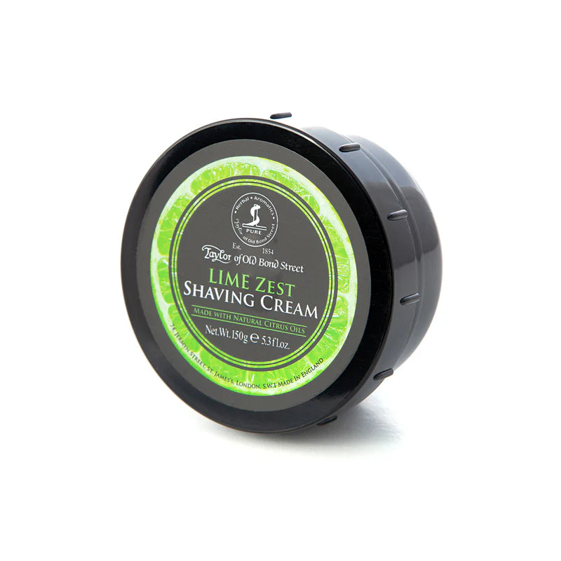 Lime Zest Shaving Cream Bowl 150g - Barberkrem - JK-Shop