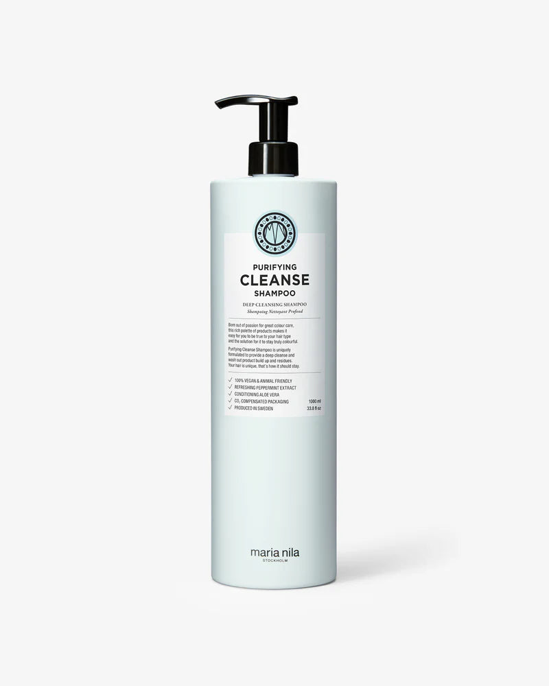 Maria Nila, Purifying Cleanse Shampo- 1000ml - Sjampo - JK-Shop